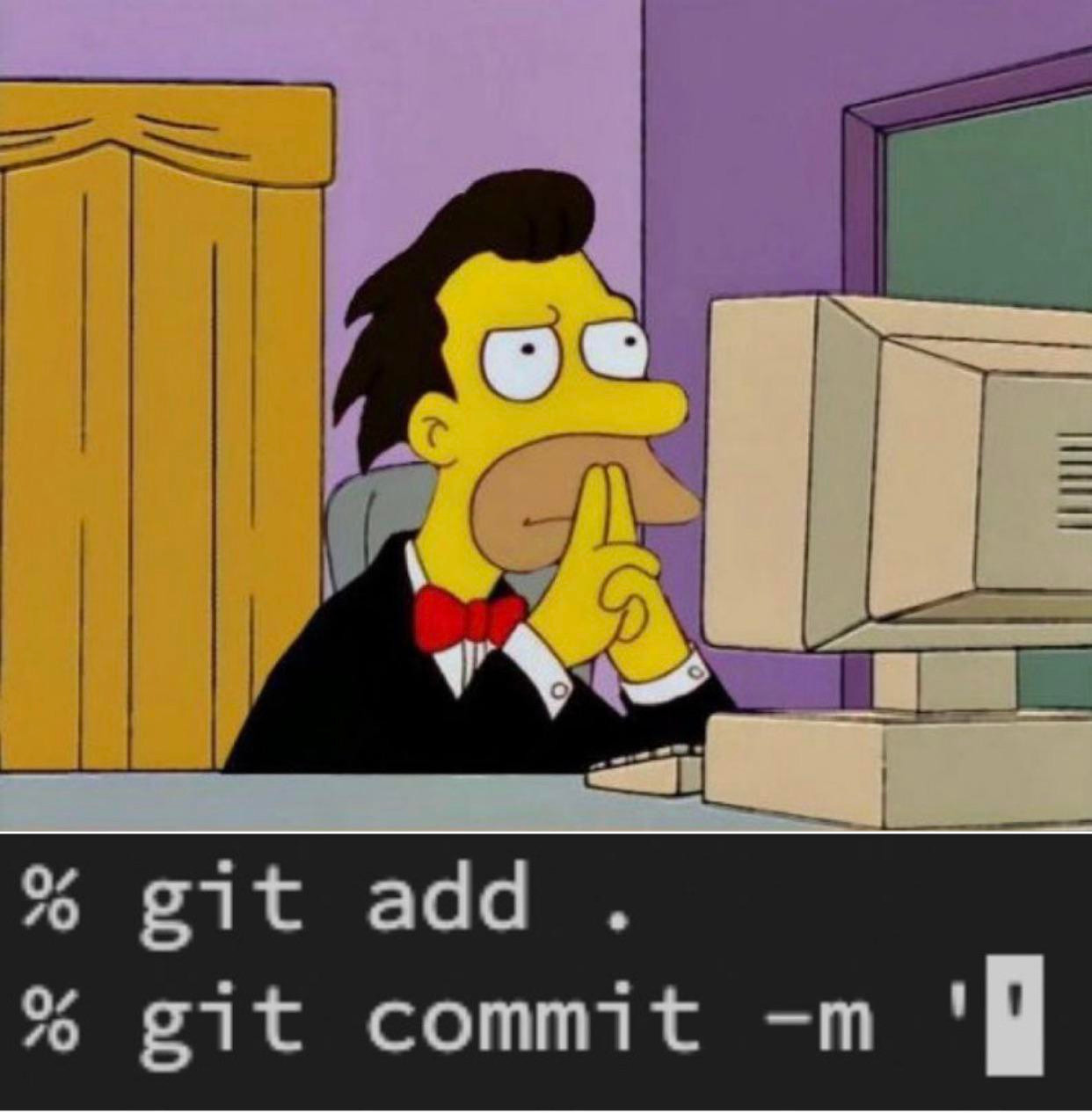 git message